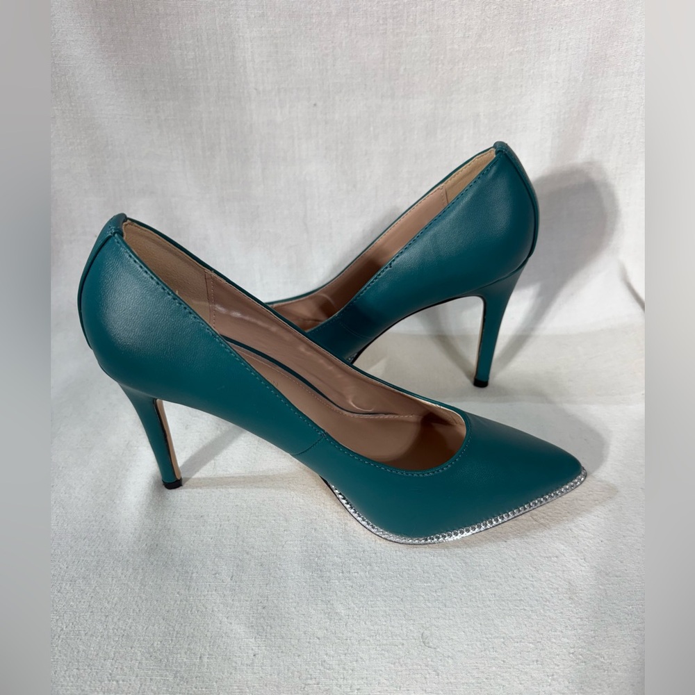 Bcbgeneration Elegant Teal Closed Toe Stiletto Pu… - image 7